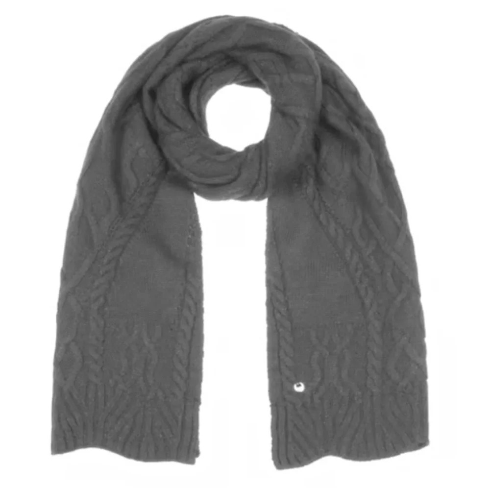 New! Ugg lurex cableknit long sweater scarf gray nwt 27225